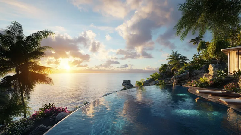 Infinity edge pools