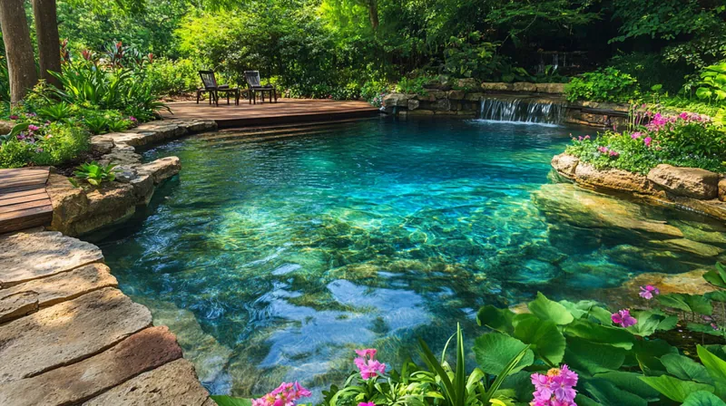 Natural and Lagoon style pools